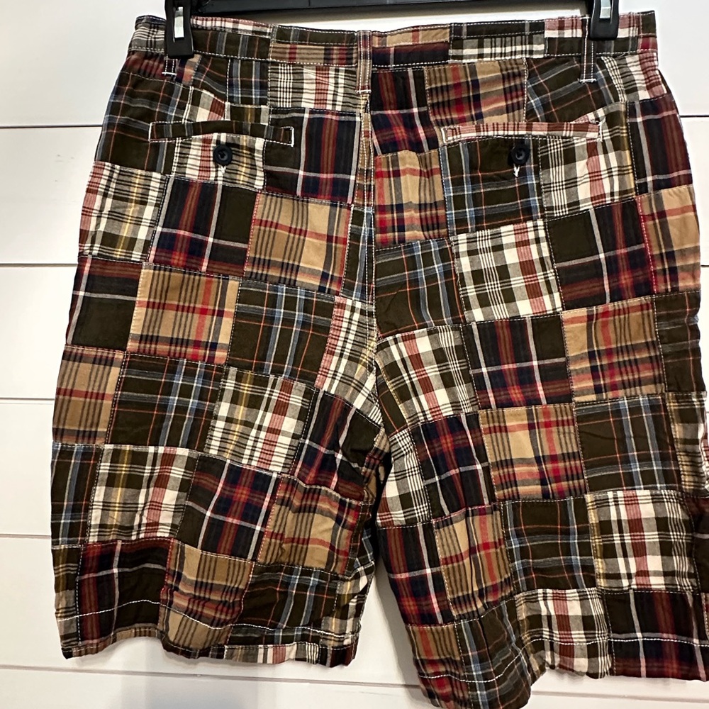 Sonoma Brown and Red Flat Front Shorts - Picture 2 of 3